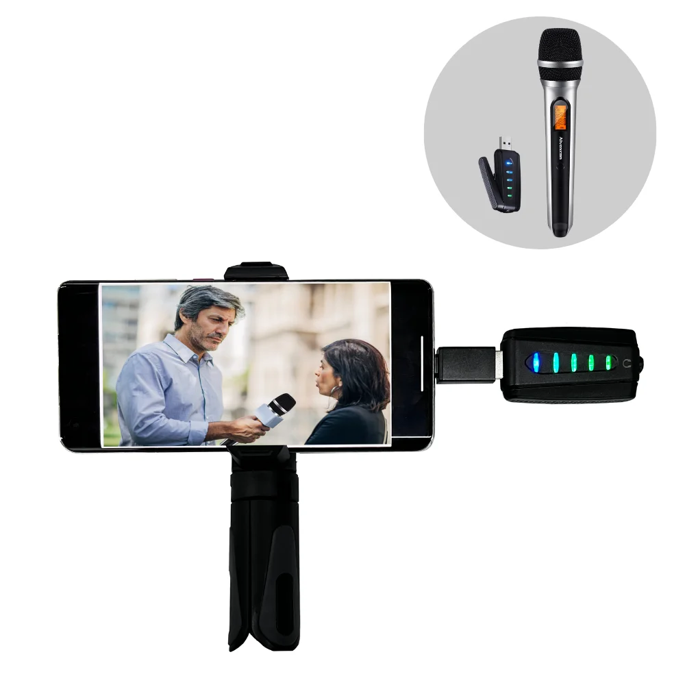 Panvotech High Quality Handheld Professional PC Smartphone USB Wireless Microphones For Computer