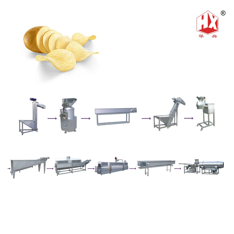 Fresh Potato Chips Factory Lays Potato Chips Snack chips Making Machine production line