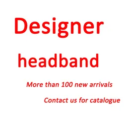 High Quality Double G C Women Luxury Inspired Designer Headband Famous Brand