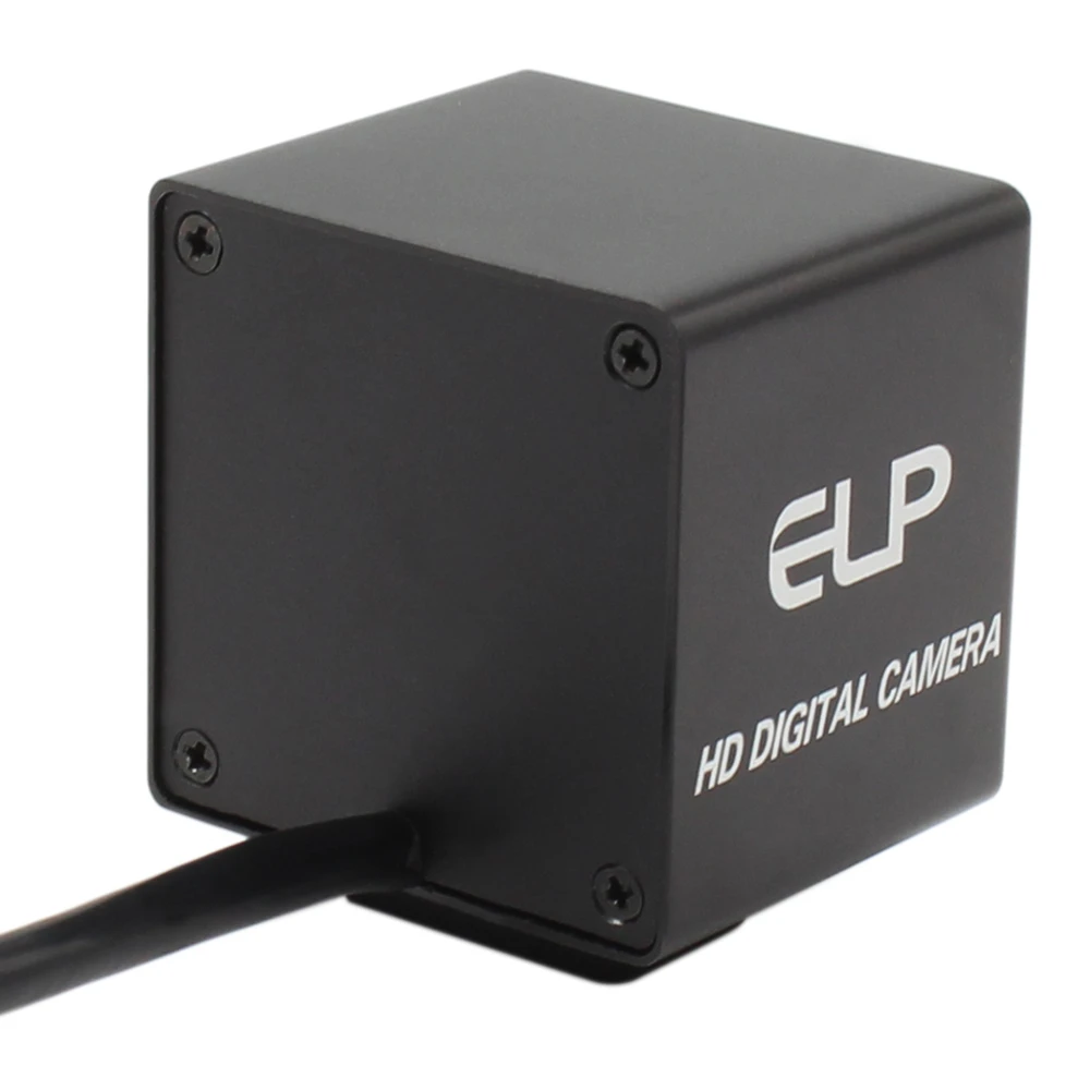 ELP OV5640 5MP Auto Focus AF Mini usb camera with 100 degree no distortion lens White LED for Document Passport Barcode scanning