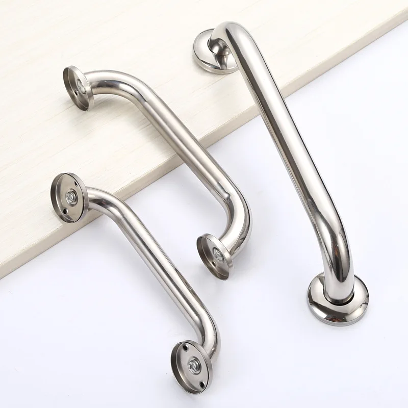 Stainless Steel Handrails Toilet Shower Handicap Disabled Grab Bar Anti-slip Toilet Safety Handrail For Pregnant Woman