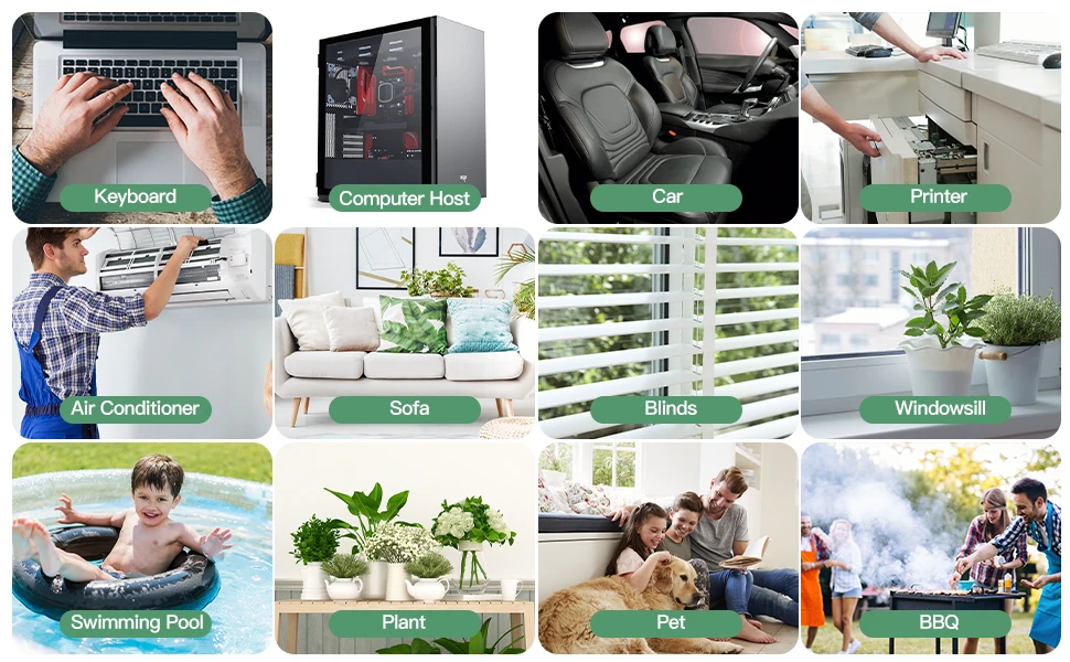 51000 RPM Portable AIR duster and vacuum cleaner 6000mah Multi-function wireless handheld Computer case keyboard Dust collector