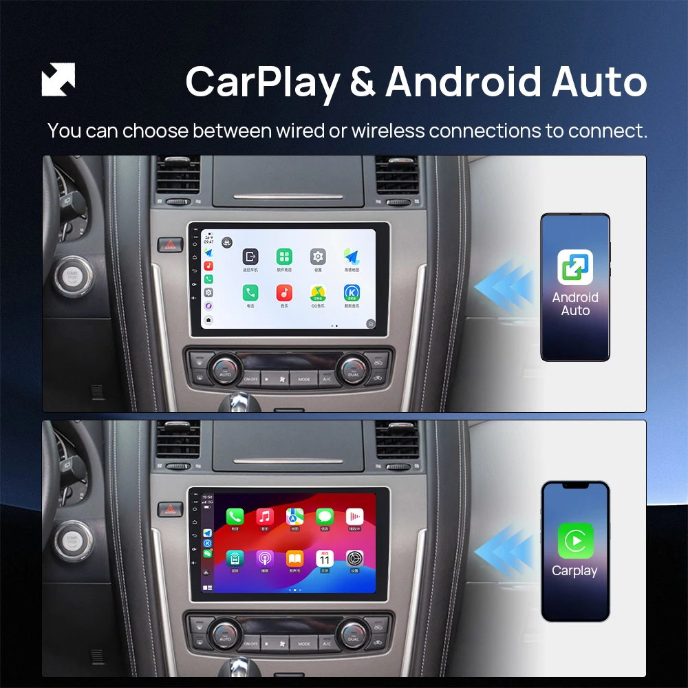Best Selling Universal 9/10inch 2Din 8Core Car Radio Video Monitor Auto Electronics GPS Navigation Player Carplay Stereo