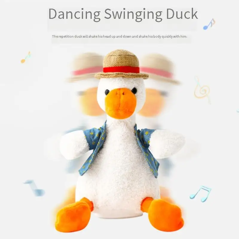 New high quality singing duck gift kids talking duck baby plush toy for boys and girls