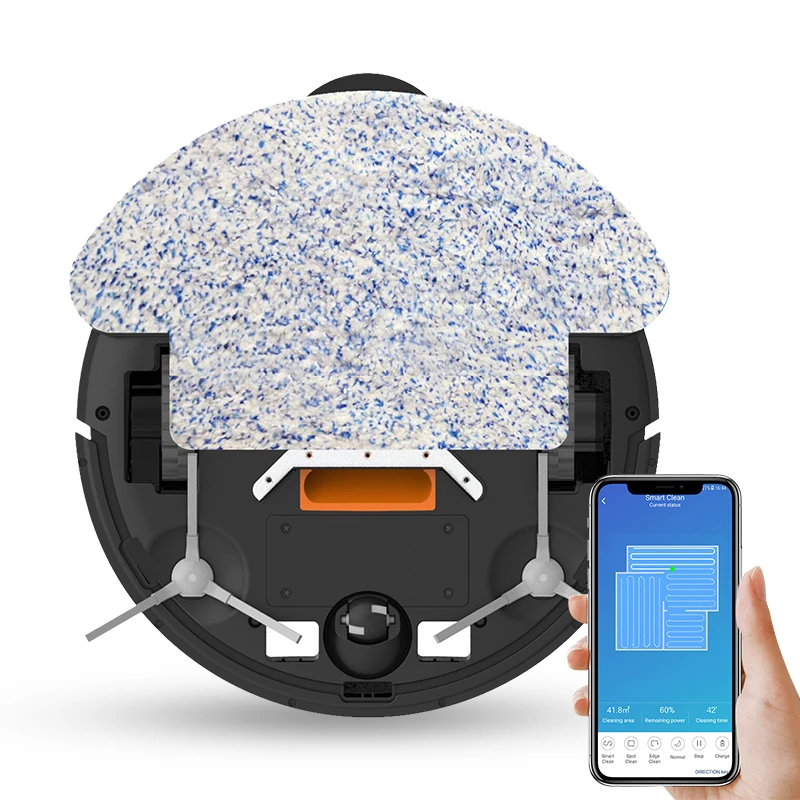 
2021 Upgrade Sweeper Floor Robot Automatic Wifi App Smart Tuya Wireless Remote Control Intelligent Water Tank Robot Vacuum Clean 