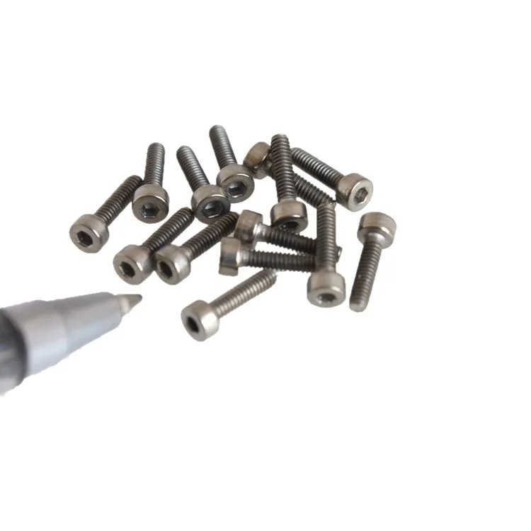 Rust resistant  DIN912  M4 hex socket cap head  GR1 GR2 titanium bolt  for industry