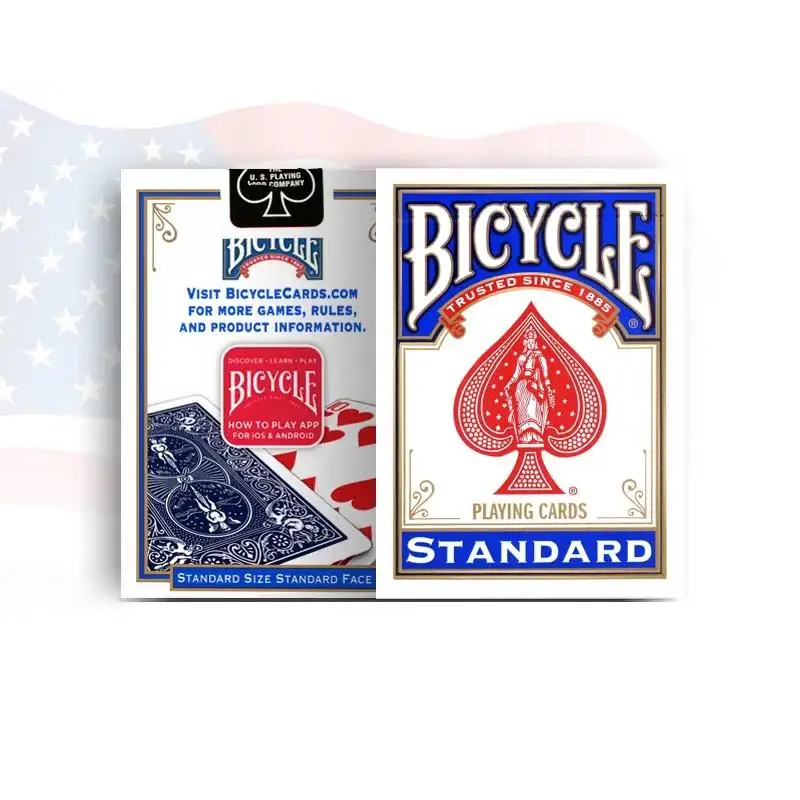 Bicycle Rider Back Playing Cards Poker Game Deck Creative Exquisite Funny Poker Cards Board Game Unique Clear Pattern Poker