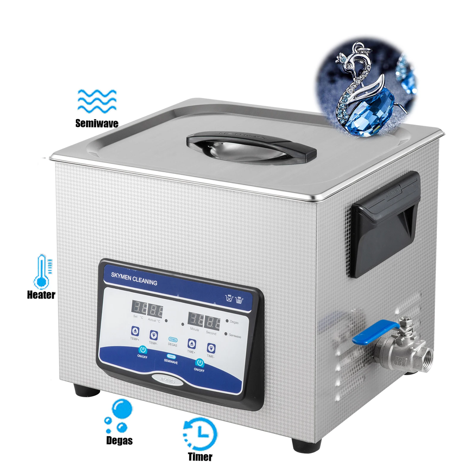 Ultrasonic Teeth Cleaner  Ultrasonic Machine 10L Digital Sonic Cleaner