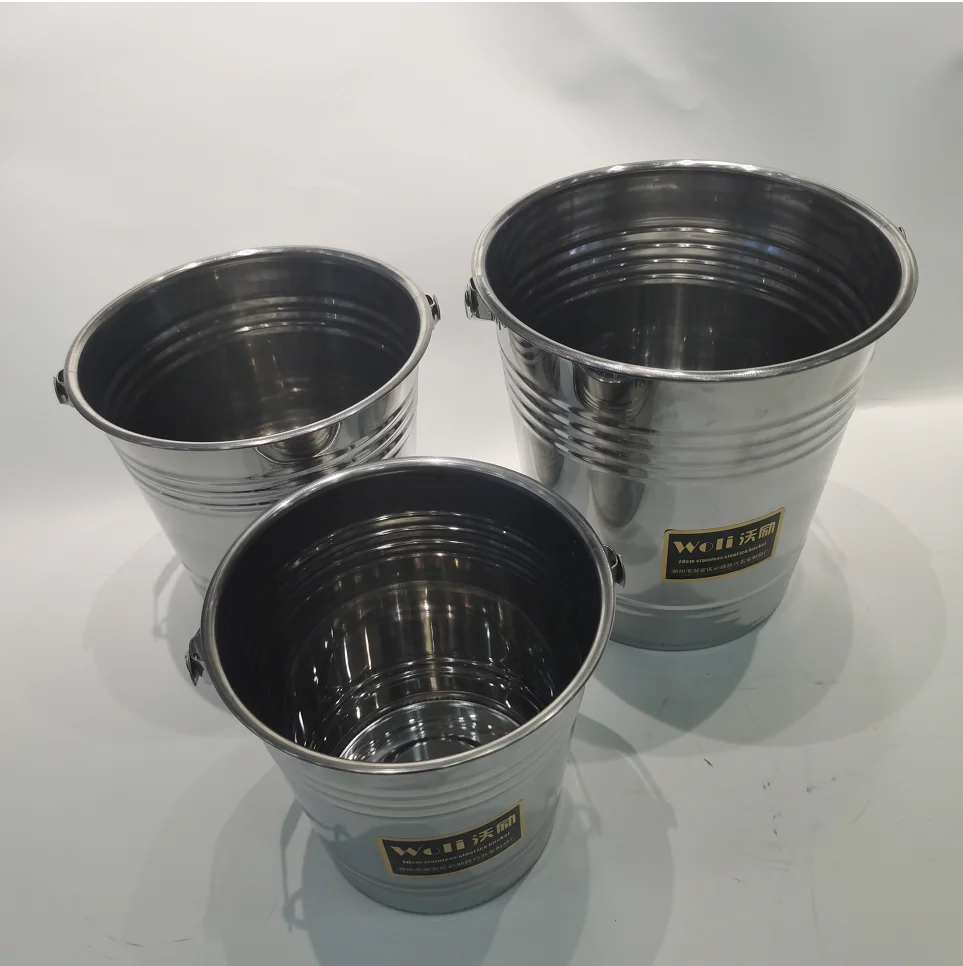 Stainless steel ice bucket Multi-purpose barrels