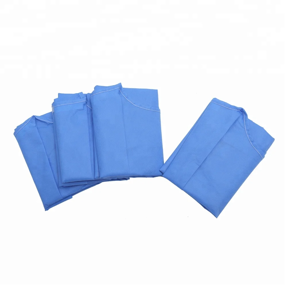 45g SMS Disposable Sterile reinforced Surgical Gown