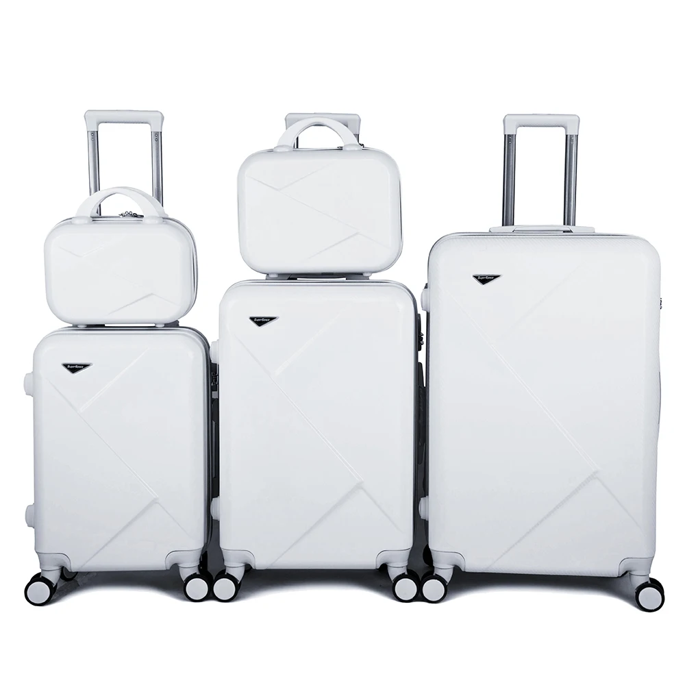 
Accept customization ABS luggage bags cases trolley hard suitcase 