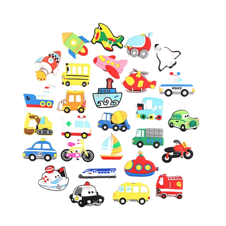 Cheap Design Custom 3D Anime Cartoon Logo Soft PVC Rubber Fridge Magnets for Home Decor and Toys