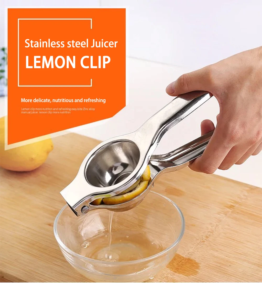 high quality lemon squeezer Large Manual Fruit Press Tools Kitchen Orange Juicer Citrus Stainless Steel Lemon Squeezer