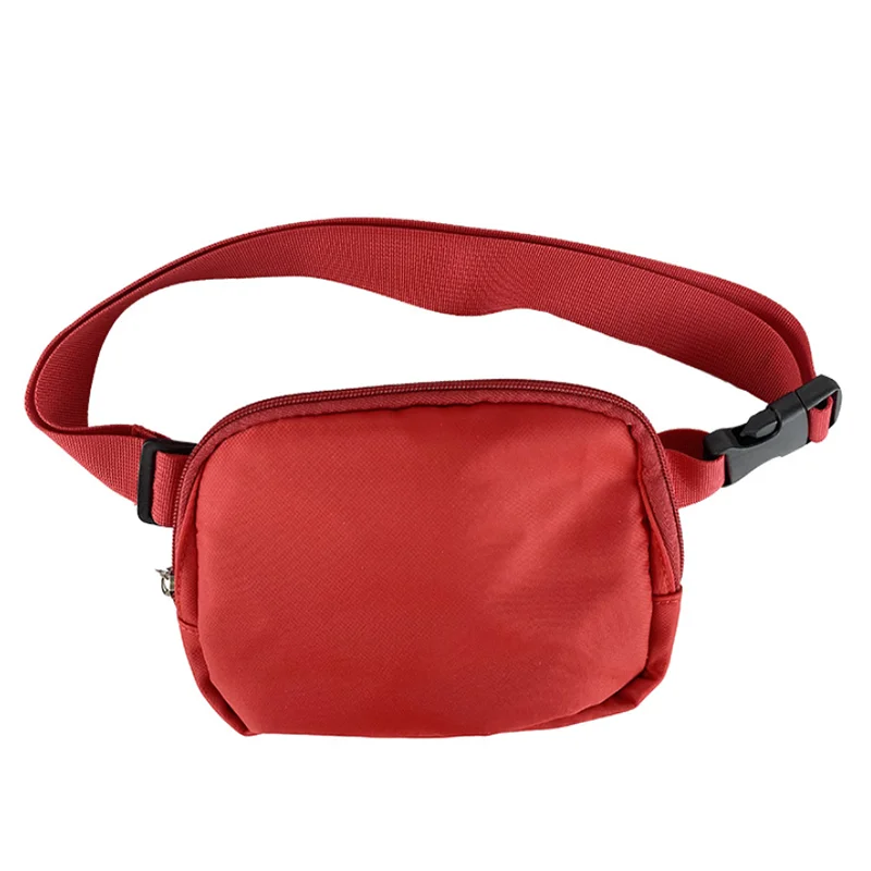 2023 fashion new waterproof sports nylon waist bag Customized Color and logo Lulu Belt Bag