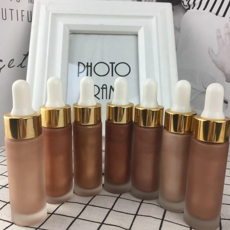 
Face Glow Bronzer Drops Highlighter Cruelty Free Vegan Wholesale Makeup Sunscreen Private Label Liquid Highlighter 