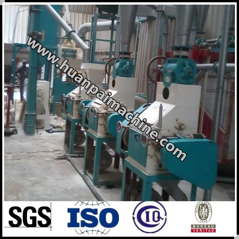 10t/d maize flour mill machine/maize grinding machine/small scale corn production line