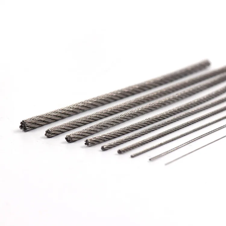 Houseables Carbon Steel Rope, 45 Wire Cable, 250 ft, 316 Vinyl Coated to 14 OD