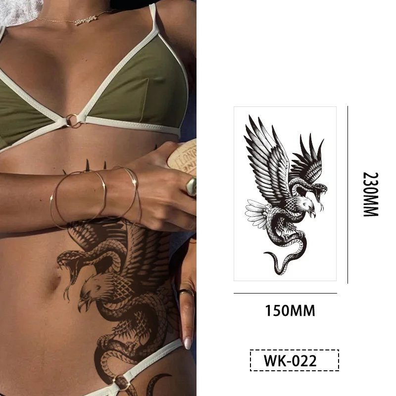 Wholesale Custom Fashion Body Art Temporary Tattoo Stickers Waterproof for Adults Men and Women