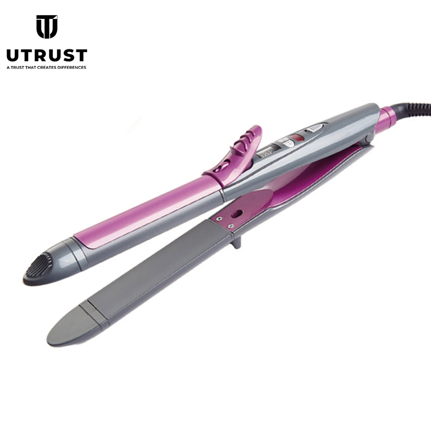 Популярный профессиональный электрический выпрямитель для волос 2 в 1 с двойным напряжением