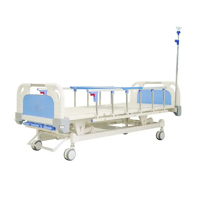 Multi-Functional Electric Hospital Bed with Multiple Functions Remote Control Steel Patient Care Bed Adjustable Features