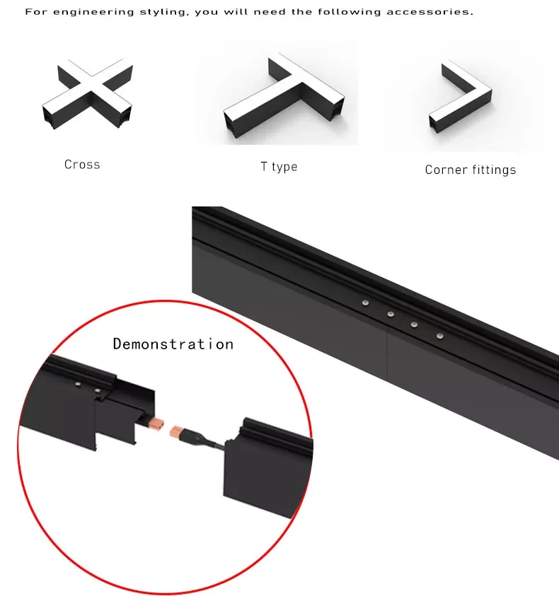 Led Chandelier Black Pendant Light Dimmable Ceiling Hanging Lamp With Remote Control Linkable Square Rectangle Linear Light