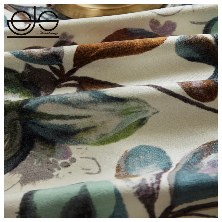 Полиэстер большой цветок цифровая печать Ткань Цветочный для обивки