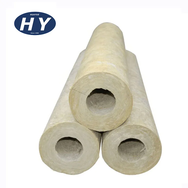 Density 125 kg/m3 Rock Mineral Wool Insulation rock wool pipe cover