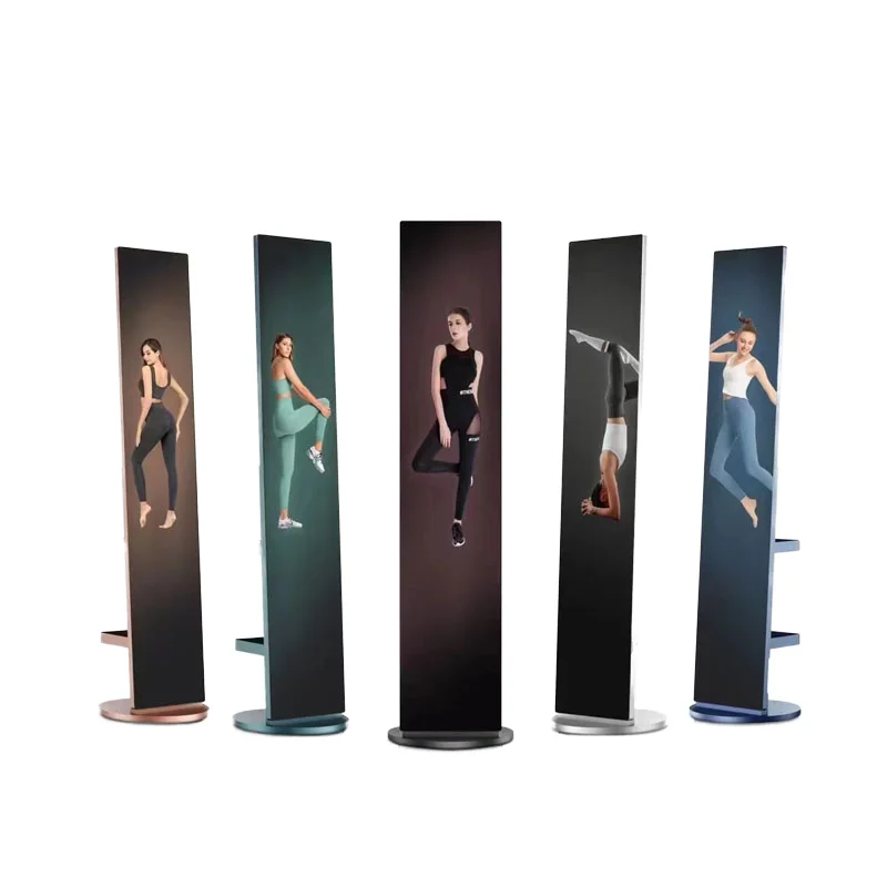 32-Inch Android Smart Home Gym Workout Fitness Mirror with LCD Touch Screen Advertising Display WiFi Connected