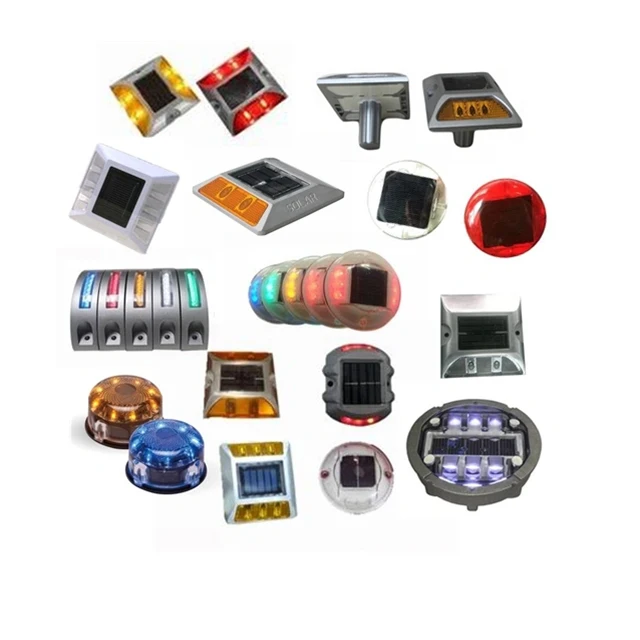 YOUCHAO custom solar road stud led aluminum road stud price dark eye 2 side 6 LED solar cat eye road stud