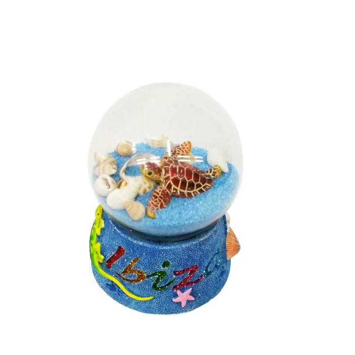 45# Resin Snow Globe Custom Glass Water Ball Tourism Gifts