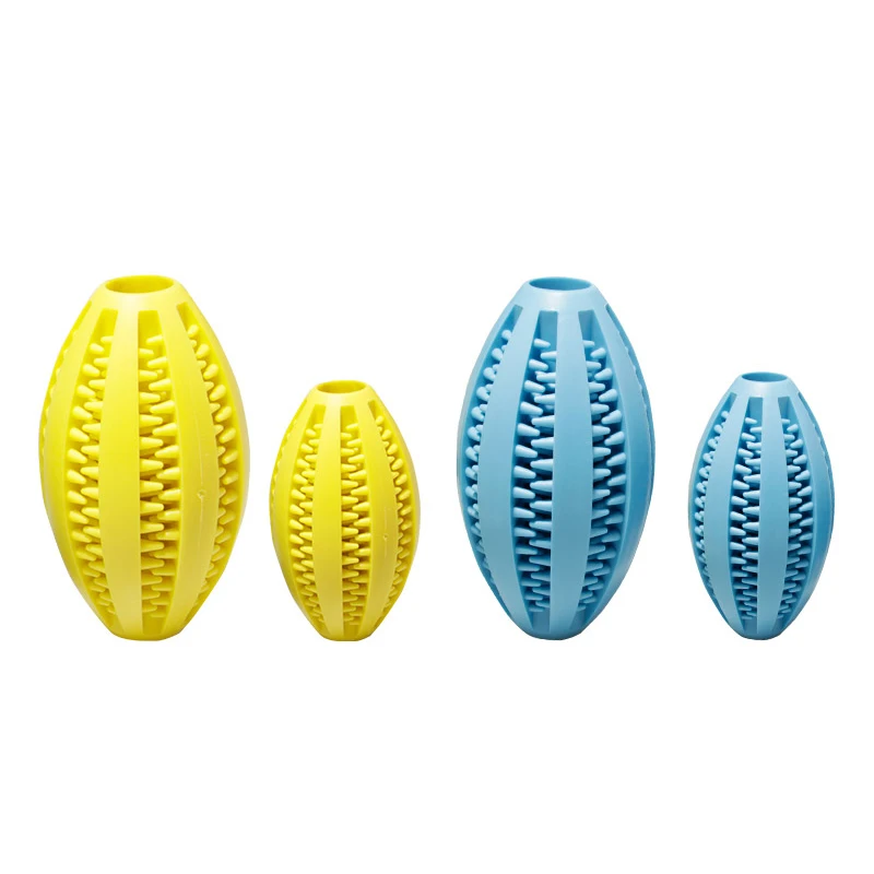 Hot Sale Rugby TPR Dog Squeak Ball Haustierspielzeug Dog Chew Toy Pet Interactive Toy Dog Teething Toys Footballs