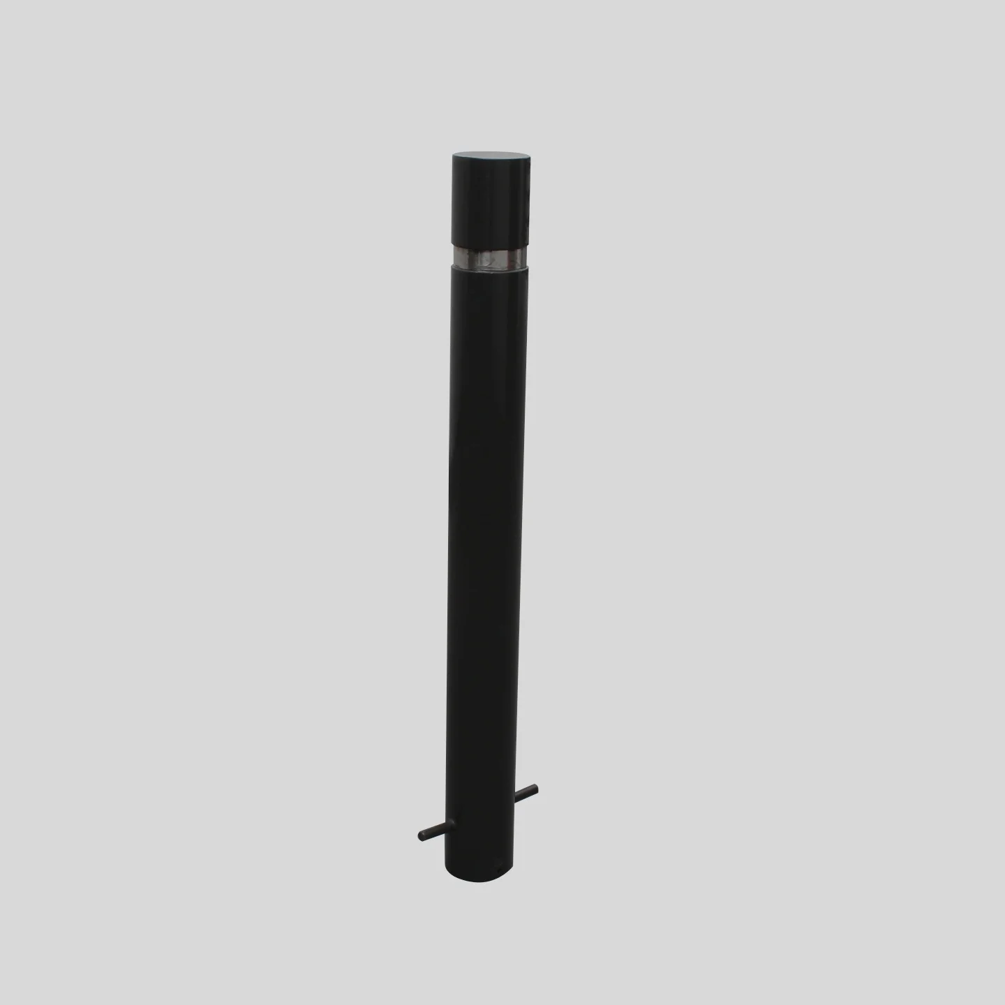 Gavin street furniture site furnishing flat top steel pipe parking flexible bollard with cheap price outdoor bollard barrier