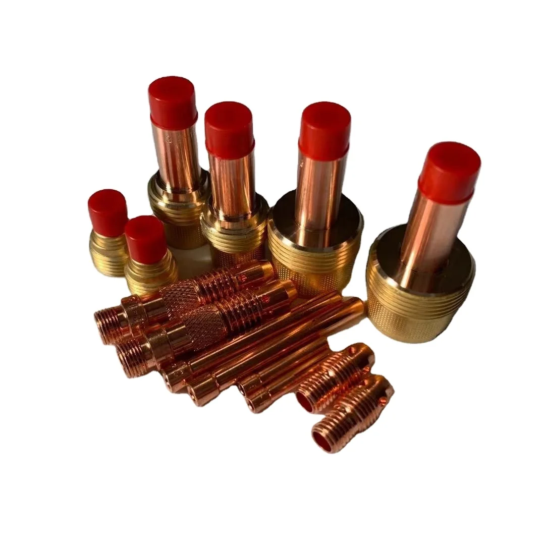 Welding consumables tig welding accessories of 45V45 gas lens collet body for WP9 WP20 WP24 tig welding torches