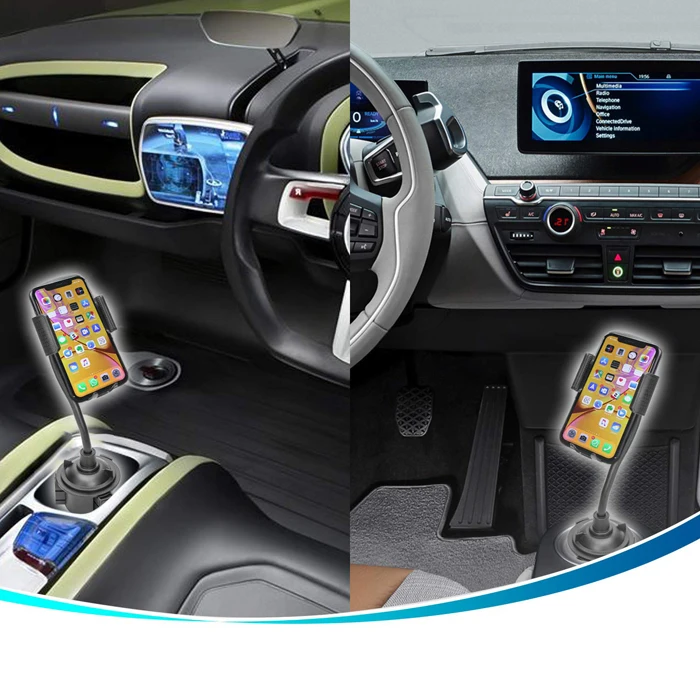 Cup Phone Holder for Car Universal Adjustable Gooseneck Cup Holder Cell Phone Mount