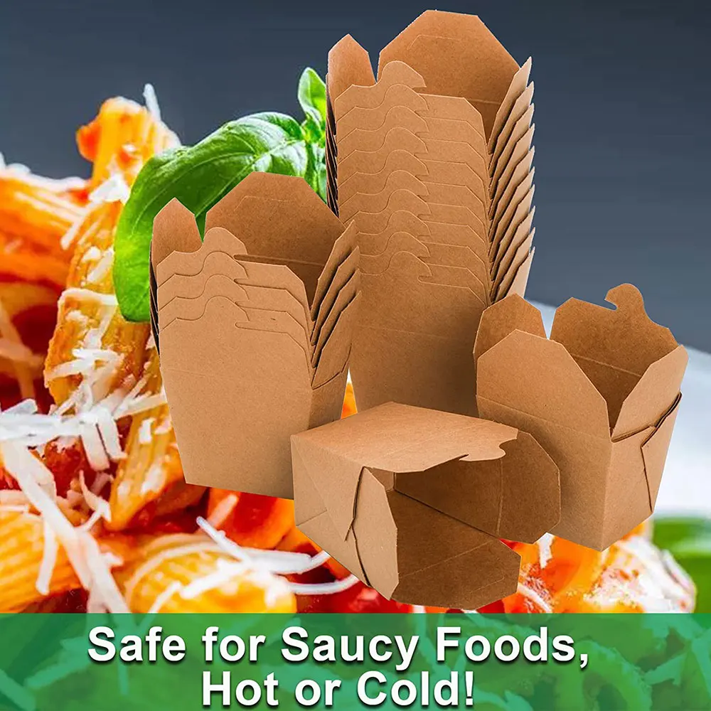 Takeaway Paper Sushi Box Sushi Packaging Box for Sushi, Chinese Take Out Box To Go Boxes Restaurant, Rice Box Paper Noodle Box