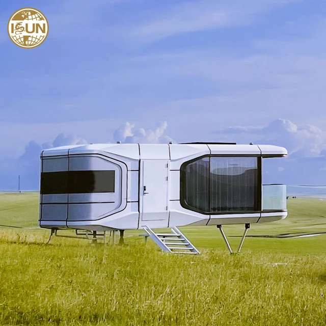 Customized Modular Residential Prefabricated Mobile Homes Prefab House Container Capsule House