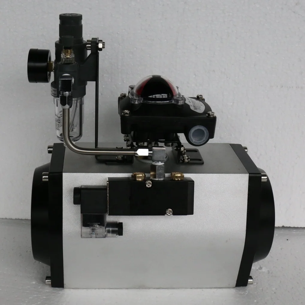 Горячая Распродажа, хорошая репутация, пневматический поворотный привод серии GT двойного действия и одностороннего действия