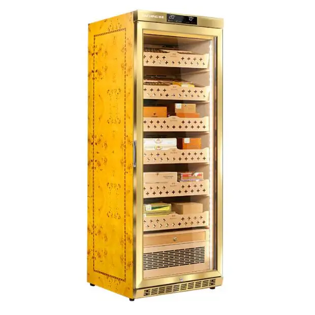 For cigar lounge stable temperature and humidity cedar wood humidor cigar cooler humidor cabinet