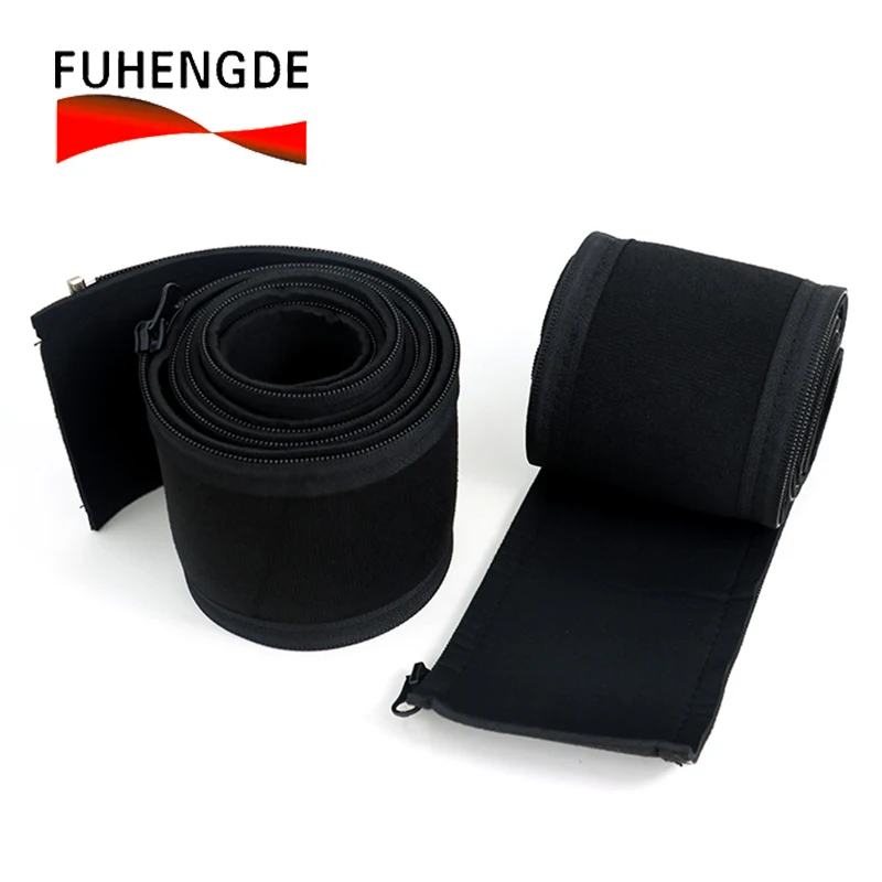 Best selling Flexible Cable Organizer Wrap 10cm*300cm braided cable sleeve cable tie