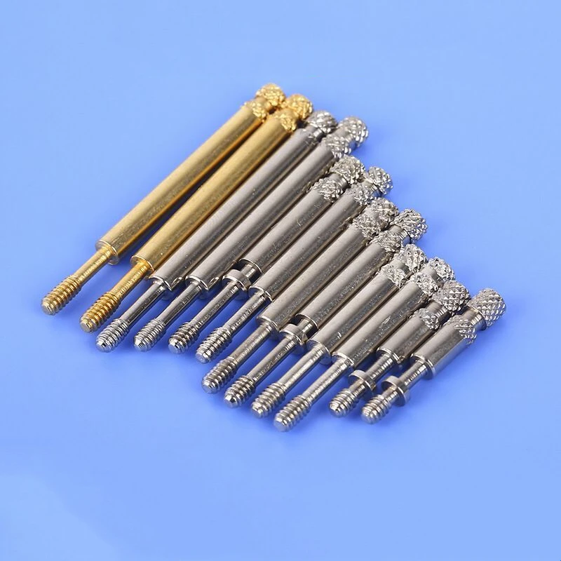 4-40#UNC D-SUB Brass knurled hand tighten thumb screw for computer