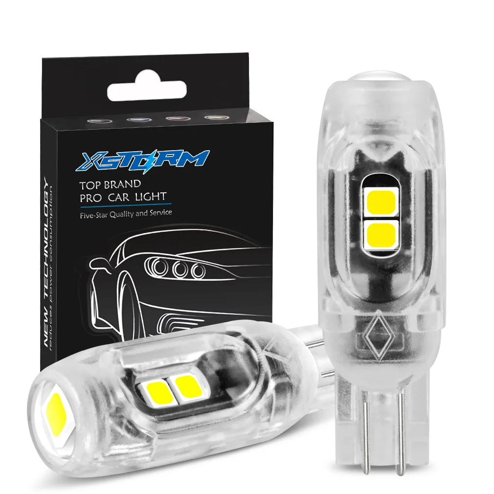 T10 Led Bulb  12V W5W 168 194  LED Canbus 5SMD 3030 Car Interior Lights License Plate Lamp Automobiles Corner Light Parking Bulb