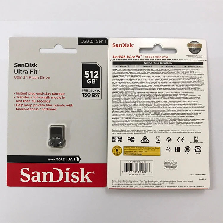 SDCZ430 Ultra Fit USB 3.1 Flash Drive