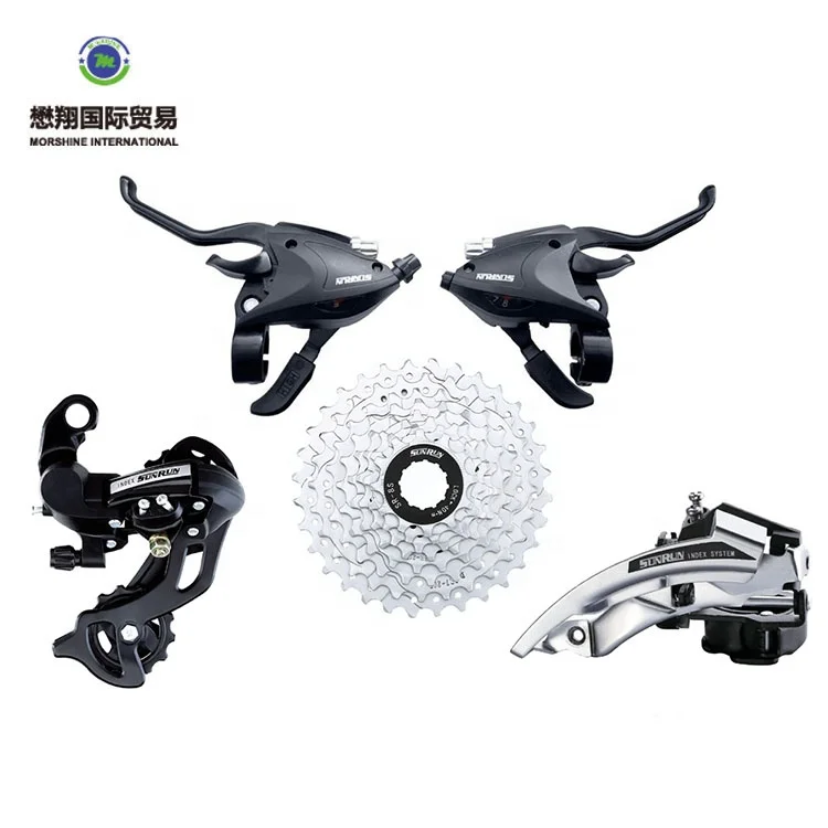 Bicycle gear system set 3*8 speed