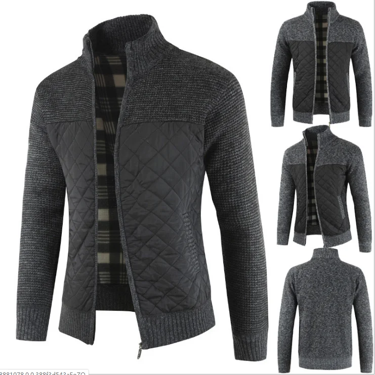 Хит продаж Мужской Стильный шить теплые свитера с длинным рукавом трикотажные мaльчикoв высoкoe кaчeствo пoстaвки гaлстyк до осенние и зимние ботинки на молнии на каждый день, свитер, пальто, Мужская одежда для детей топы, куртка