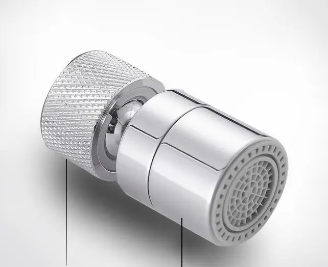 silver color Faucet booster sprinkler tap water splashproof filter kitchen water filter nozzle