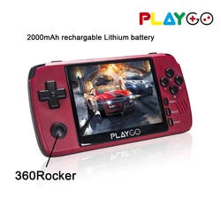 High Quality Hot Selling Red Pocket Player 3.5 Inch Ips Screen Preloaded 1000 Games Playgo Handheld Game Console