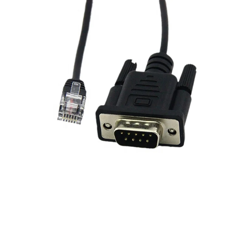 db9 to rj11 rj12 6p6c lan network serial console cable