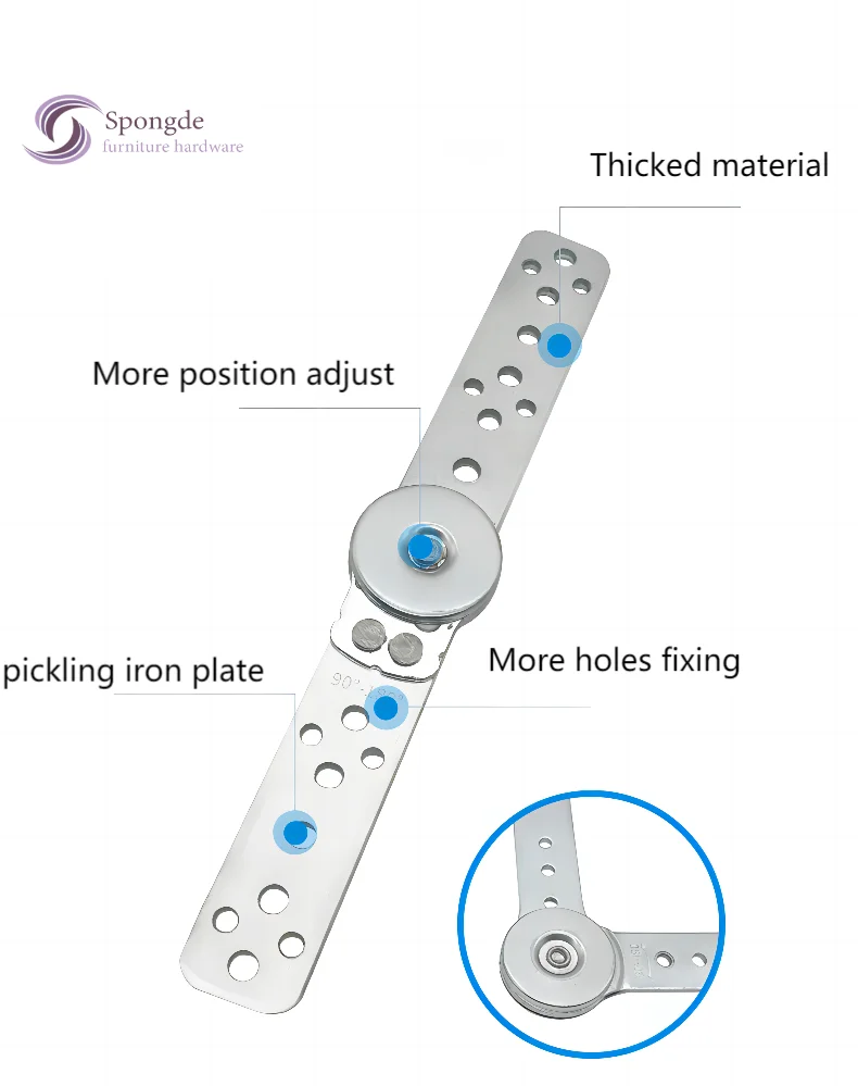 Furniture Hardware Different Types 3 5 14 Gear Accessories Adjustable Ratchet Folding Floor Recliner Leisure Lazy Sofa Bed Hinge
