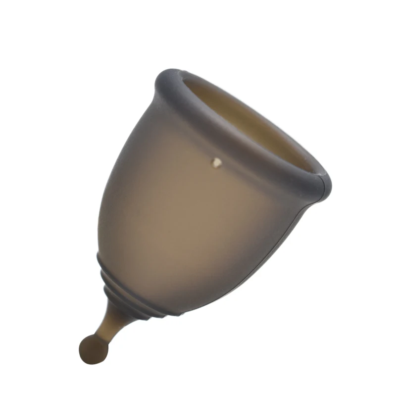 Wholesale menstrual cup 100% Medical Silicone And Black Reusable for Women Custom Menstrual Cup
