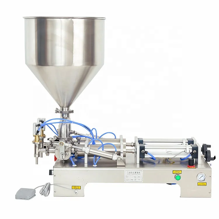 Semi automatic ice cream water liquid honey juice sauce soft drink tomato paste filling machine